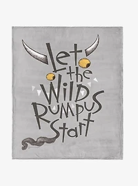 Where The Wild Things Are Wild Rumpus 40x50" Silk Touch Throw Blanket