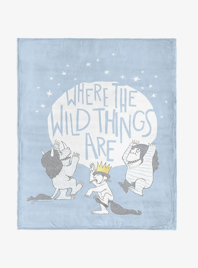 Where The Wild Things Are Wild Things 40x50" Silk Touch Throw Blanket