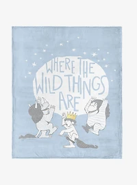 Where The Wild Things Are Wild Things 40x50" Silk Touch Throw Blanket