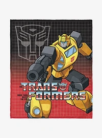 Transformers G1 Grid Bumblebee 40x50" Silk Touch Throw Blanket
