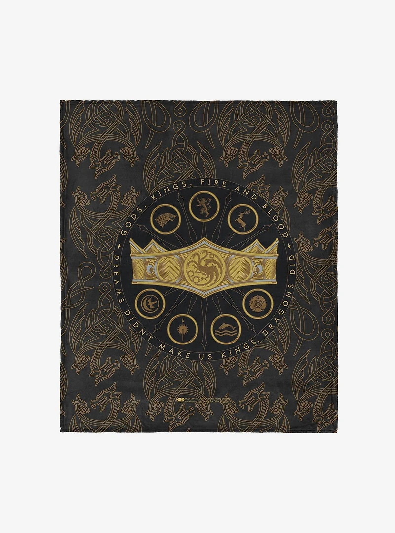 House of the Dragon Dragons Did 50x60" Silk Touch Throw Blanket