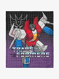 Transformers G1 Grid Starscream 40x50" Silk Touch Throw Blanket