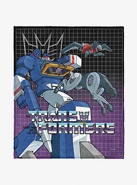Transformers G1 Grid Soundwave 40x50" Silk Touch Throw Blanket