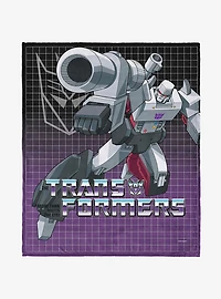 Transformers G1 Grid Megatron 40x50" Silk Touch Throw Blanket