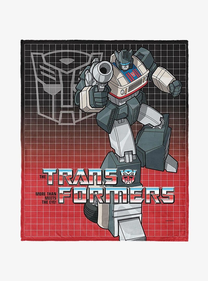 Transformers G1 Grid Jazz 40x50" Silk Touch Throw Blanket