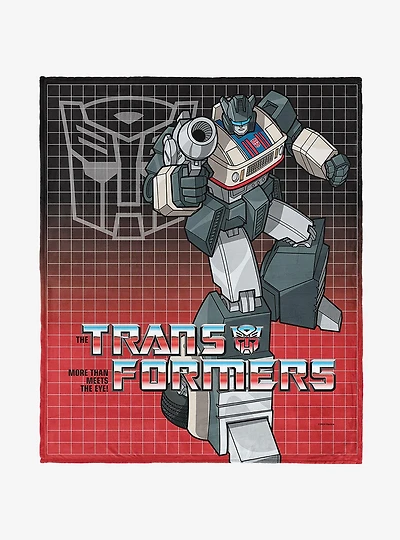 Transformers G1 Grid Jazz 40x50" Silk Touch Throw Blanket