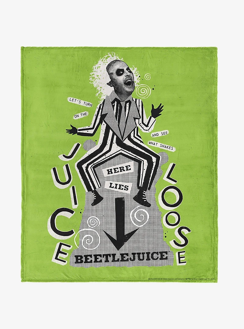 Beetlejuice Juice Is Loose 40x50" Silk Touch Throw Blanket