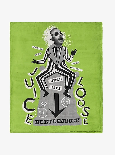 Beetlejuice Juice Is Loose 40x50" Silk Touch Throw Blanket