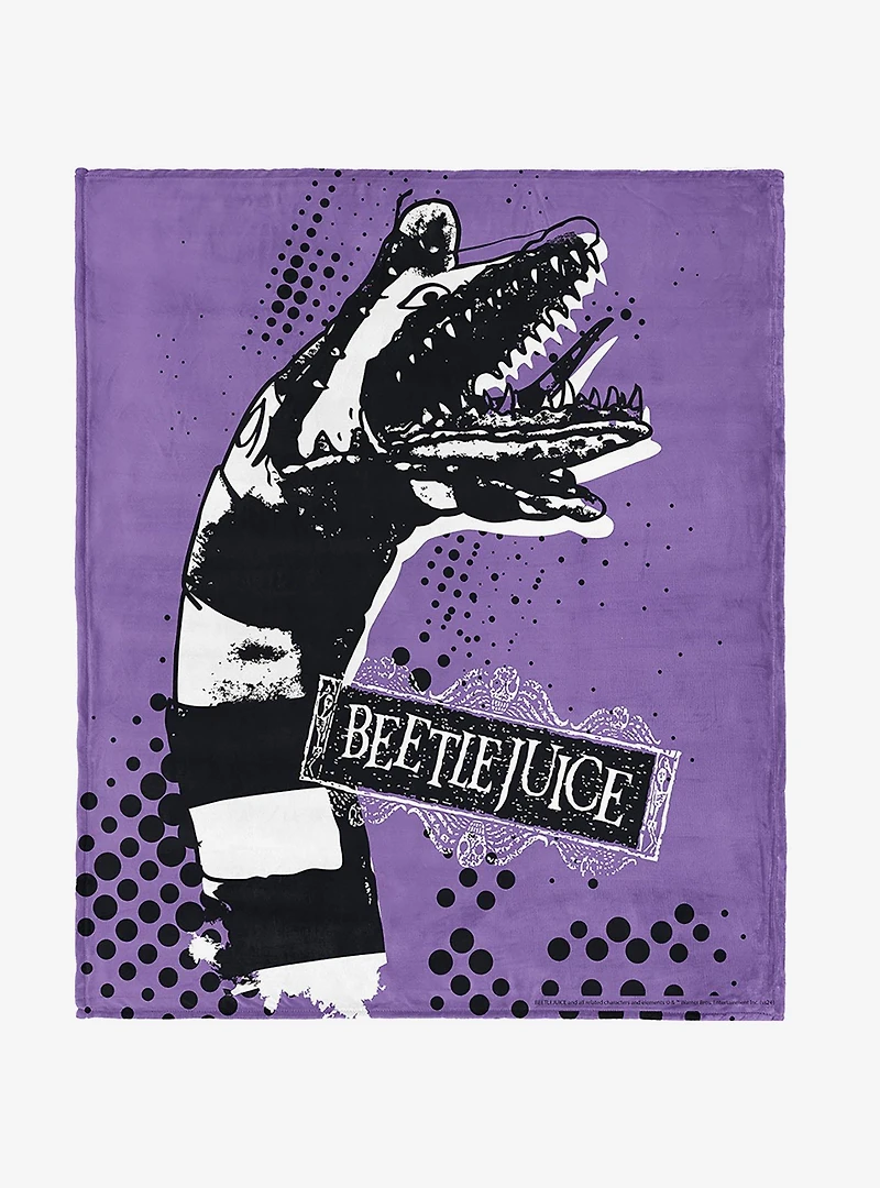 Beetlejuice I Hate Sandworms 40x50" Silk Touch Throw Blanket