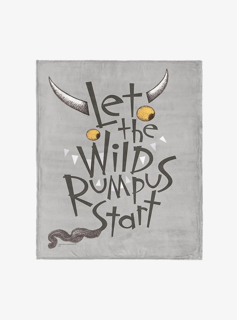 Where The Wild Things Are Wild Rumpus 50x60" Silk Touch Throw Blanket