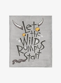 Where The Wild Things Are Wild Rumpus 50x60" Silk Touch Throw Blanket