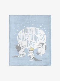 Where The Wild Things Are Wild Things 50x60" Silk Touch Throw Blanket
