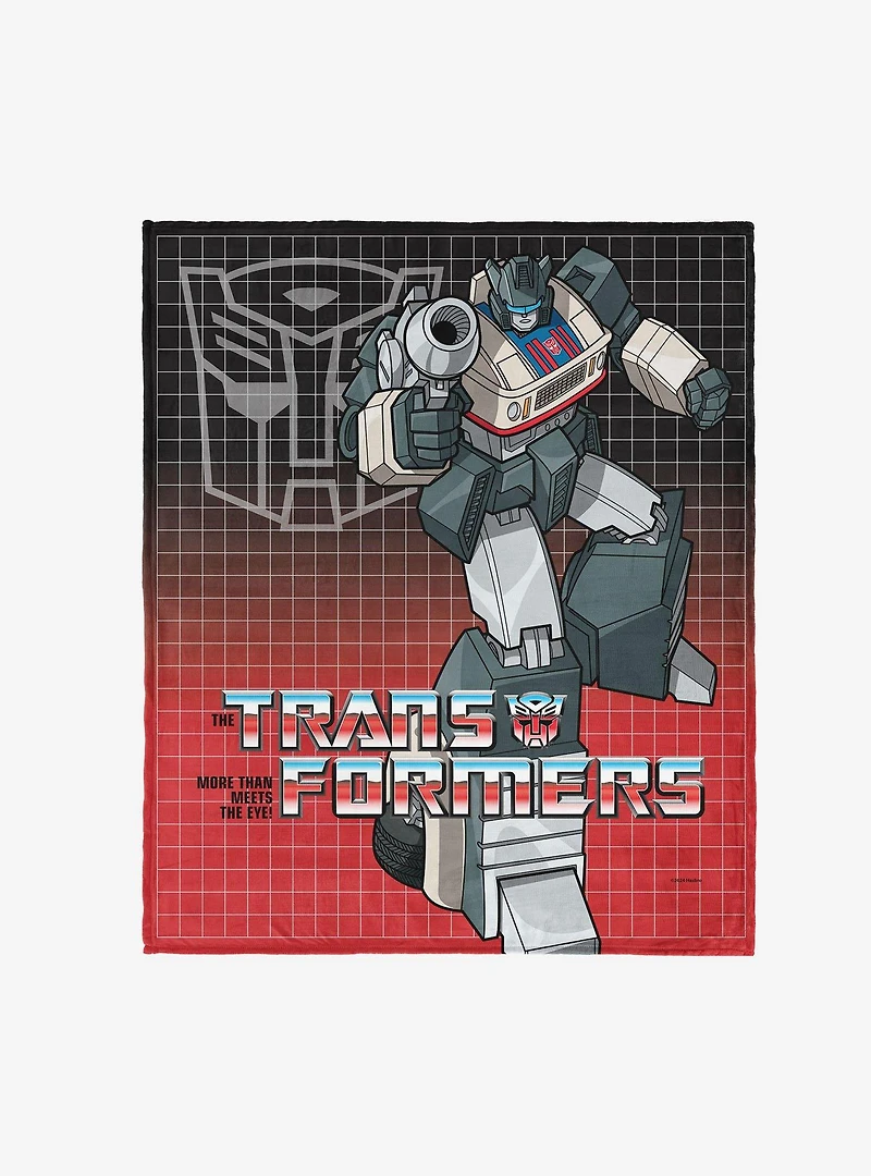 Transformers G1 Grid Jazz 50x60" Silk Touch Throw Blanket
