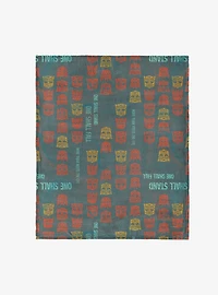Transformers One Shall Stand One Shall Fall 50x60" Silk Touch Throw Blanket