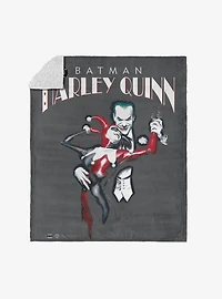 DC Comics Joker Tango Silk Touch Sherpa Throw Blanket