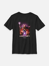A Minecraft Movie Piglins Portal Youth T-Shirt