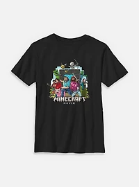 A Minecraft Movie Group Youth T-Shirt
