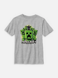A Minecraft Movie Creepers Youth T-Shirt