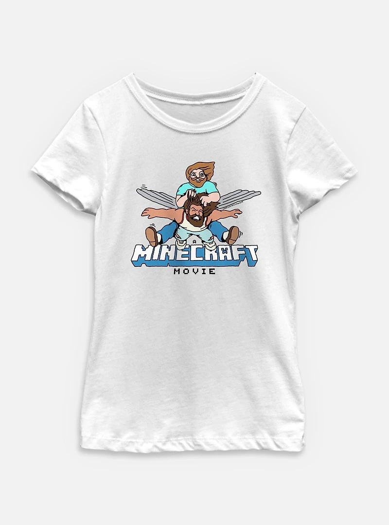 A Minecraft Movie Winged Jason Youth Girls T-Shirt