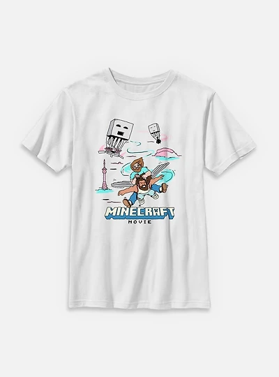 A Minecraft Movie We Gotta Go Faster Youth T-Shirt
