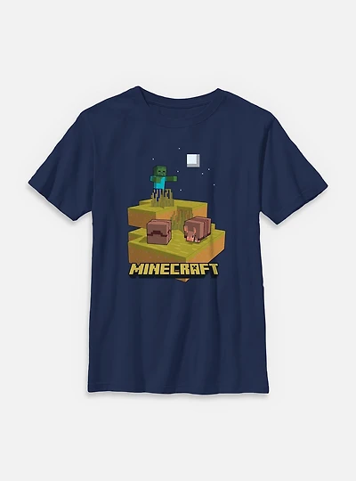 Minecraft Night Armadillo Youth T-Shirt