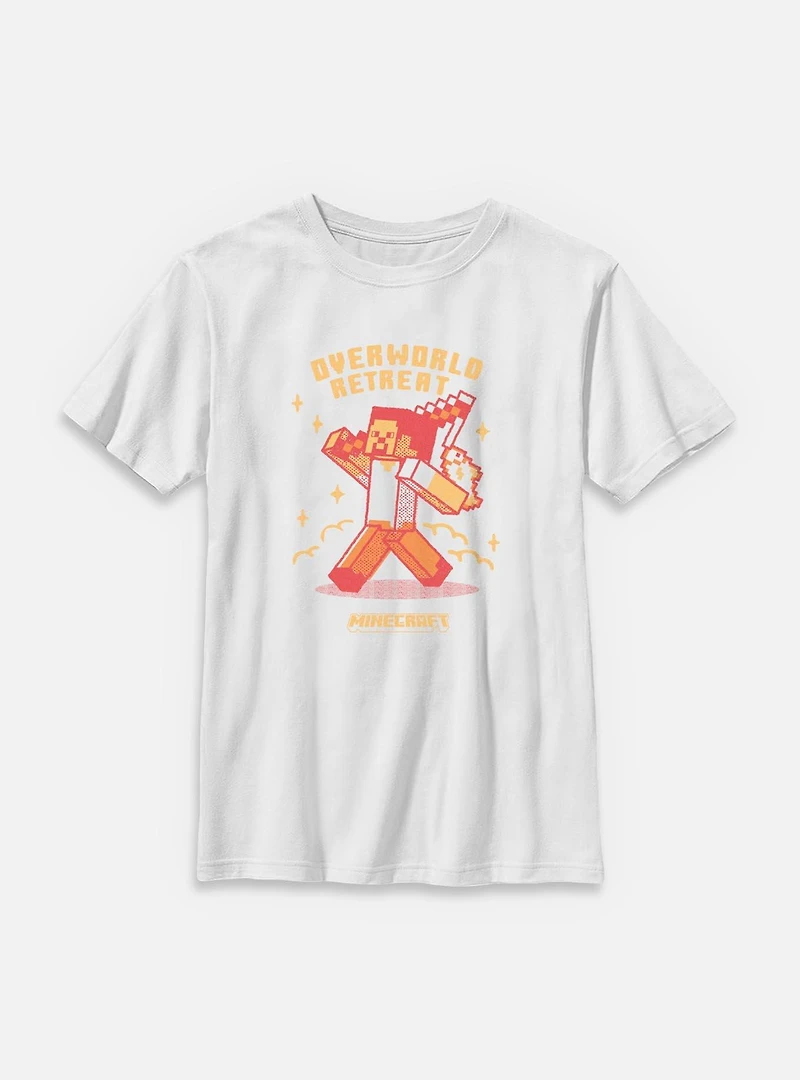 Minecraft Overworld Retreat Youth T-Shirt