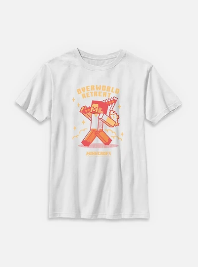 Minecraft Overworld Retreat Youth T-Shirt