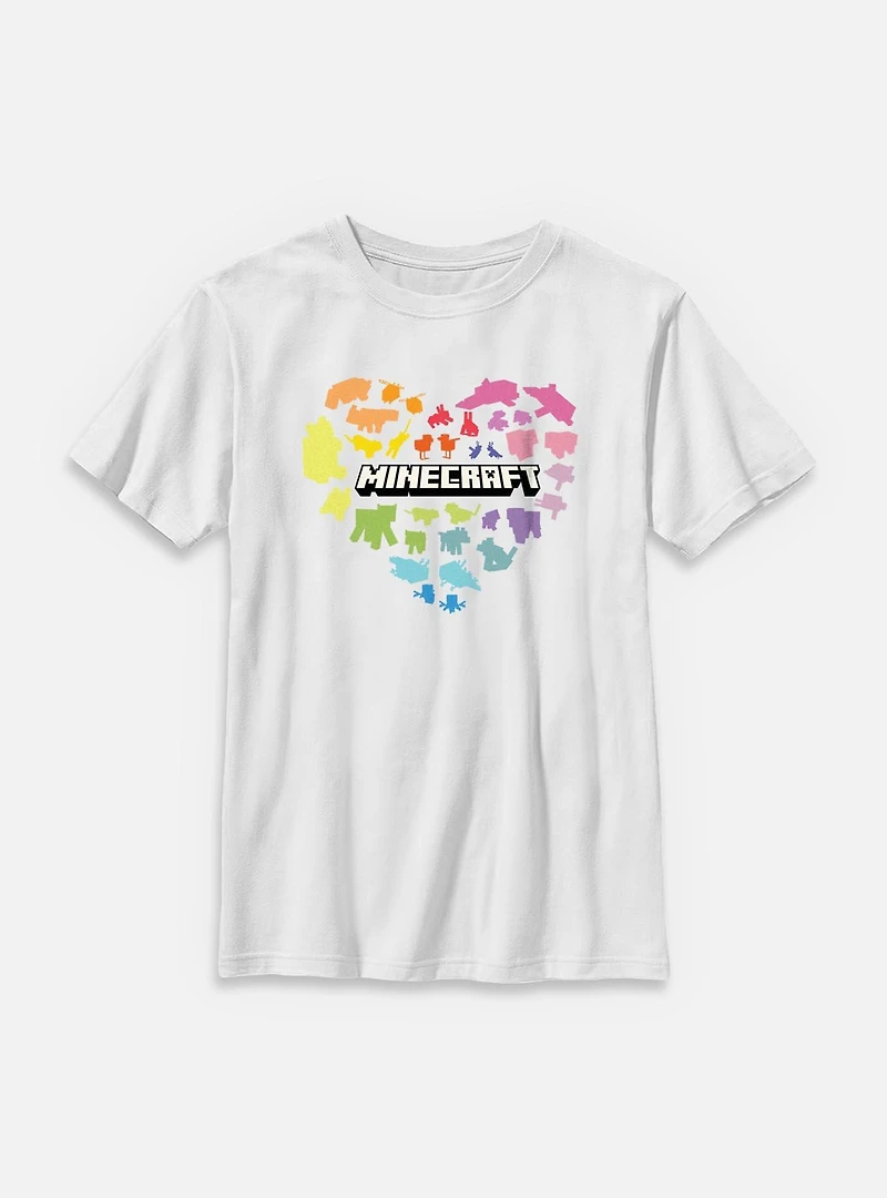 Minecraft Heart Youth T-Shirt