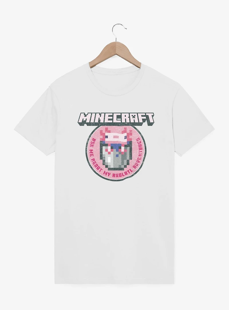 Minecraft Axolotl Adventures T-Shirt