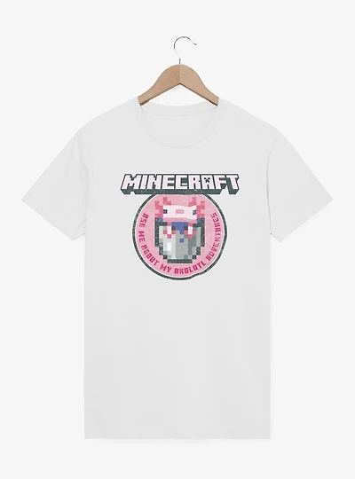 Minecraft Axolotl Adventures T-Shirt