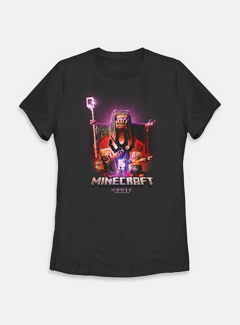 A Minecraft Movie Piglins Portal Womens T-Shirt