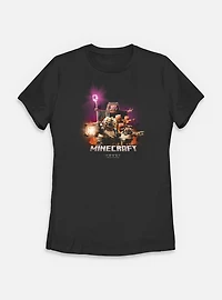 A Minecraft Movie Piglins Attack Womens T-Shirt