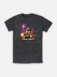A Minecraft Movie Piglins Attack Mineral Wash T-Shirt