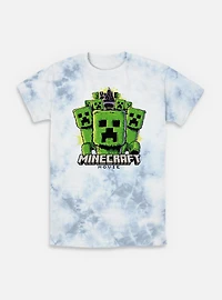 A Minecraft Movie Creepers Tie-Dye T-Shirt