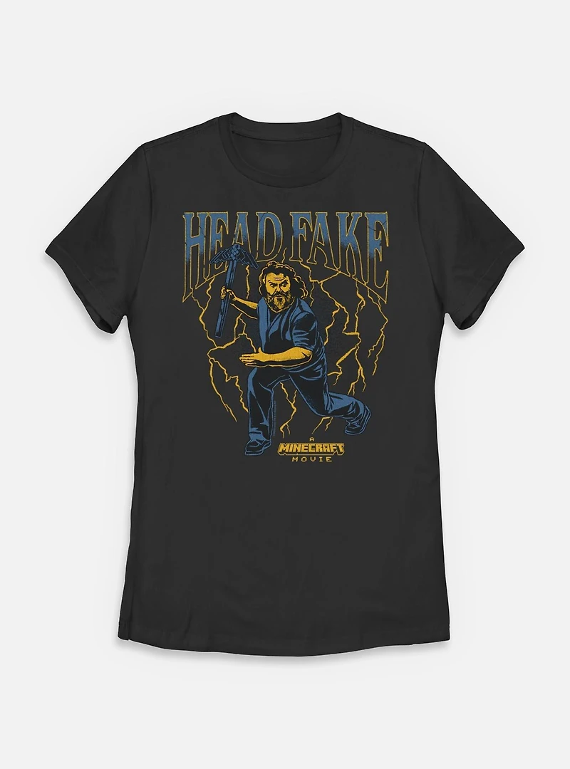 A Minecraft Movie Head Fake Womens T-Shirt