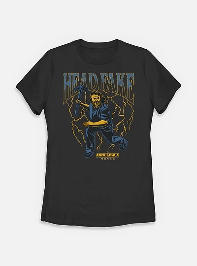 A Minecraft Movie Head Fake Womens T-Shirt