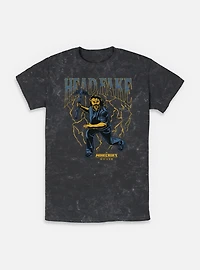 A Minecraft Movie Head Fake Mineral Wash T-Shirt