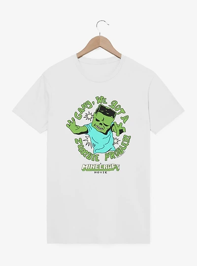 A Minecraft Movie Zombie Problem T-Shirt