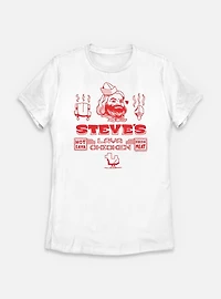 A Minecraft Movie Steve's Lava Chicken Womens T-Shirt