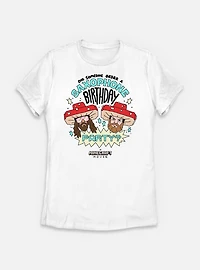 A Minecraft Movie Saxophone Birthday Womens T-Shirt