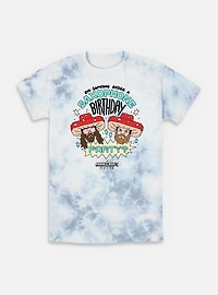 A Minecraft Movie Saxophone Birthday Tie-Dye T-Shirt