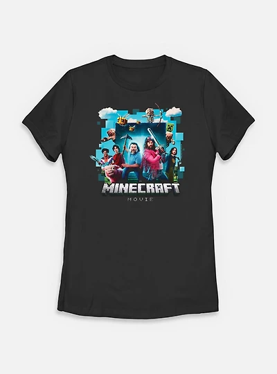 A Minecraft Movie Adventure Gang Womens T-Shirt