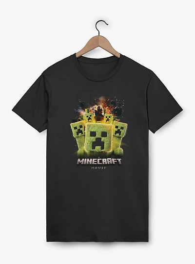 A Minecraft Movie Group Of Creeps T-Shirt