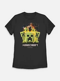 A Minecraft Movie Group Of Creeps Womens T-Shirt