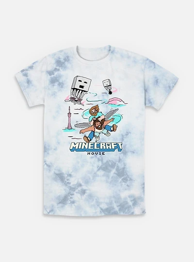A Minecraft Movie We Gotta Go Faster Tie-Dye T-Shirt