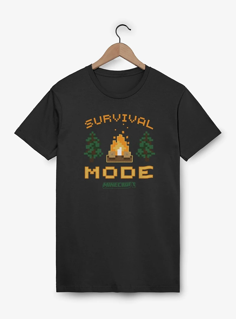 Minecraft Camp Fire Survival T-Shirt