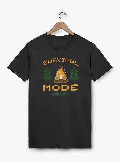 Minecraft Camp Fire Survival T-Shirt