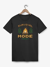 Minecraft Camp Fire Survival T-Shirt