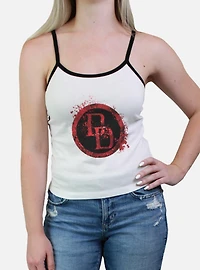 Marvel Daredevil DD Spatter Icon Womens Cami Tank Top
