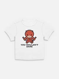 Marvel Daredevil Don't Dare Womens Baby T-Shirt
